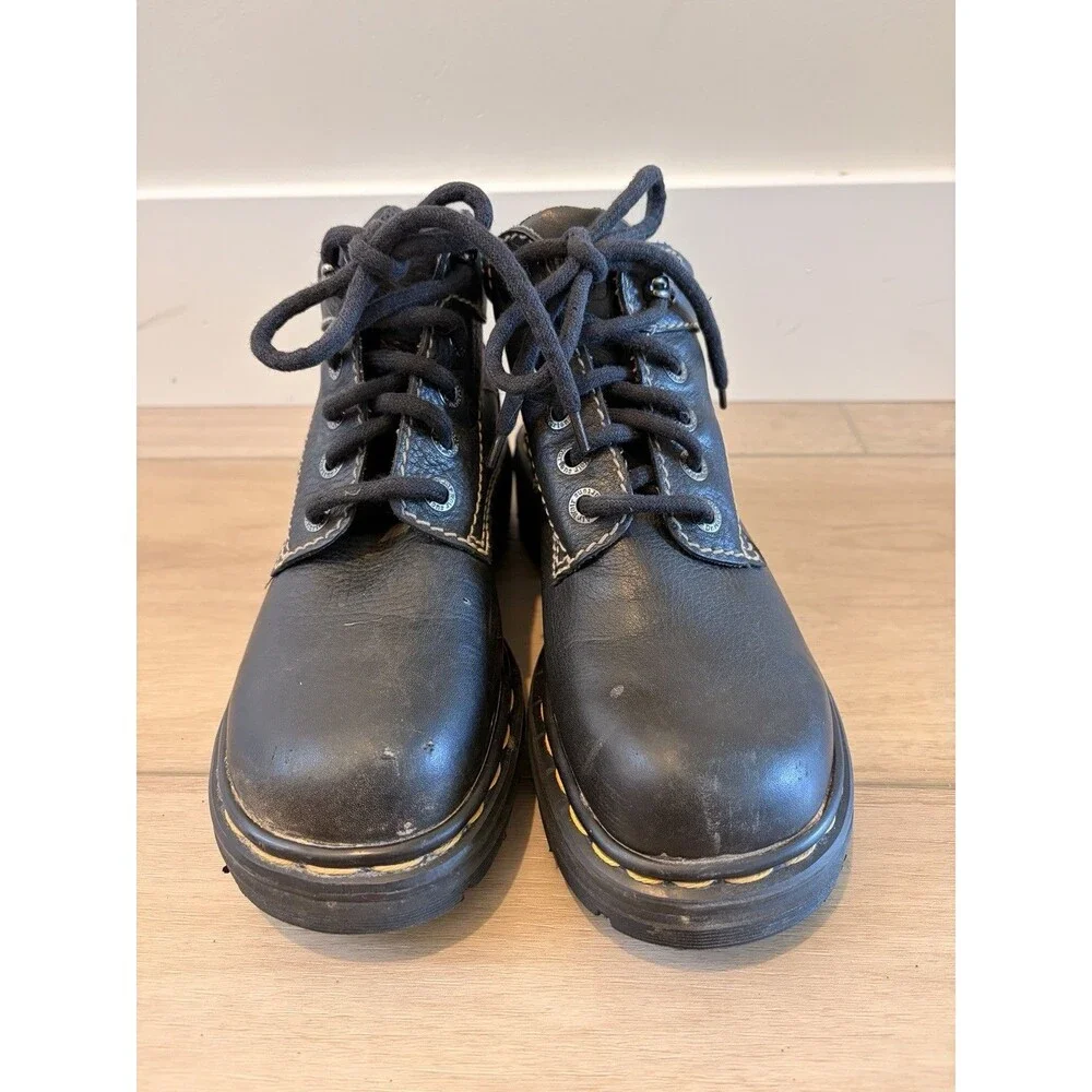 Vintage Dr. Martens Black Leather Boots Men’s US 5 Women’s 6.5 90s Grundge